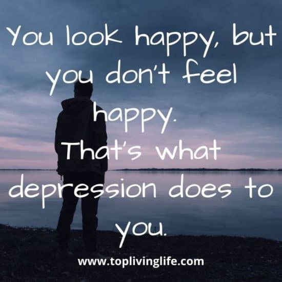 Depression Quotes | Inspirational Sayings on Feeling Down | Top Living Life